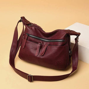 Designer 3 Zipped Pockets Women Bags Handbags High Quality Shoulder Bags Ladies Handbags