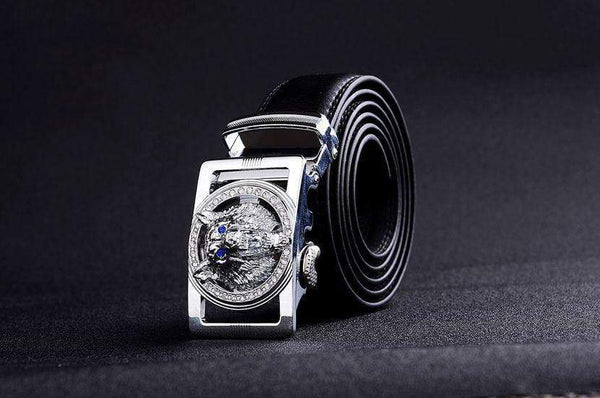 Planet Gates Designer belts men high quality belt gold Wolf Head buckle Girdle 130cm casual waist strap cowboys jeans