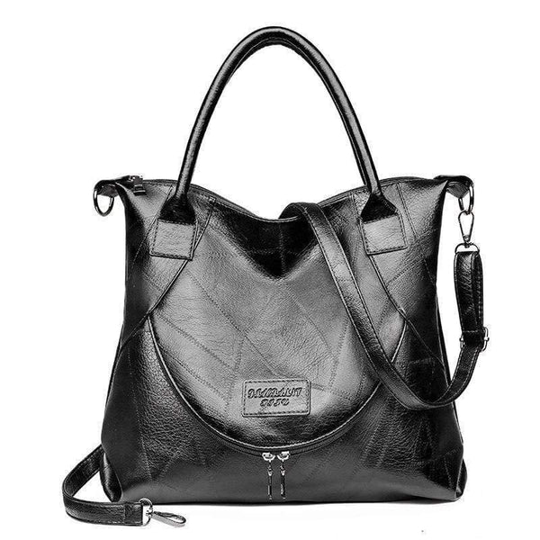 Designer Big Pocket Vintage Soft Leather Luxury Handbags Women Bags Large Ladies Hand Tote Bag