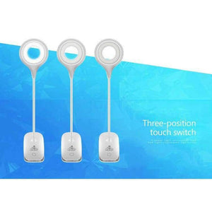 Planet Gates Desktop Lamp Modern LED Table Lamps Luminaire Flexible Desk Lamp Touch Switch USB Rechargeable Night Light Book Reading Study Clip Lamp
