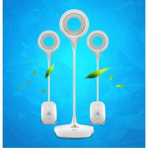 Planet Gates Desktop Lamp Modern LED Table Lamps Luminaire Flexible Desk Lamp Touch Switch USB Rechargeable Night Light Book Reading Study Clip Lamp