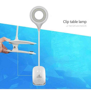 Planet Gates Desktop Lamp Modern LED Table Lamps Luminaire Flexible Desk Lamp Touch Switch USB Rechargeable Night Light Book Reading Study Clip Lamp