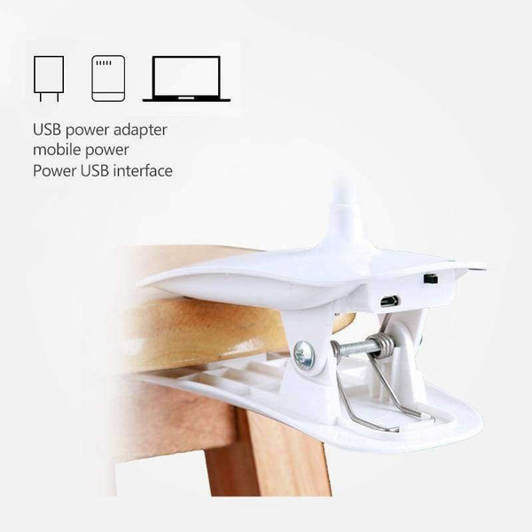 Planet Gates Desktop Lamp Modern LED Table Lamps Luminaire Flexible Desk Lamp Touch Switch USB Rechargeable Night Light Book Reading Study Clip Lamp