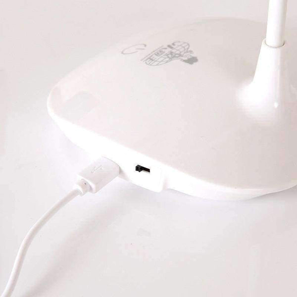 Planet Gates Desktop Lamp Modern LED Table Lamps Luminaire Flexible Desk Lamp Touch Switch USB Rechargeable Night Light Book Reading Study Clip Lamp
