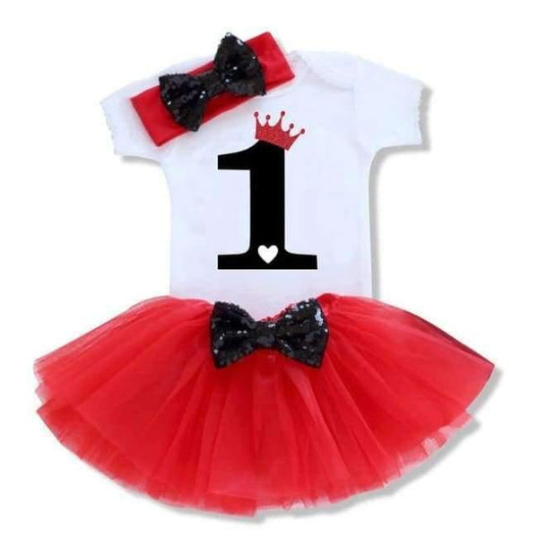 Planet Gates DH Little Girl 1st Birthday Party Sets Baby Tutu Cake Smash Outfits Sets First Christmas Gift Toddler Girls Kids Baptism Clothes