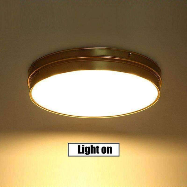 Planet Gates Dia 30cm 3 light / 5W Warm white Dia.30cm 50cm America Copper ceiling Lamp light fixture Dining Room Bedroom Ceiling light Restaurant boutique Commercial Light
