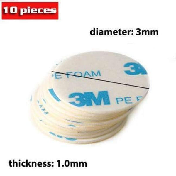 Planet Gates Dia.3mm 10pcs 3M Strong Double Sided Adhesive Acrylic Foam Tape Two Sides Mounting Sticky Tape Free shipping