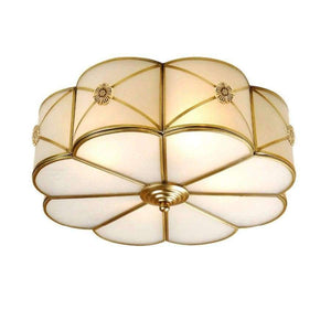 Planet Gates Dia 45cm X H 20cm / Pure white led bulb Kitchen vintage Copper ceiling Lamp Toolery fixture Dining Room Bedroom Ceiling lights Restaurant boutiques Commercial Lighting