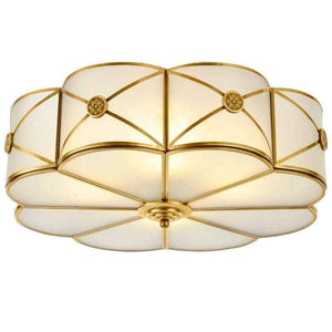 Planet Gates Dia 45cm X H 20cm / Pure white led bulb Kitchen vintage Copper ceiling Lamp Toolery fixture Dining Room Bedroom Ceiling lights Restaurant boutiques Commercial Lighting