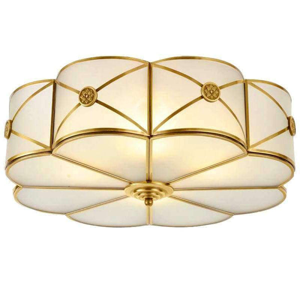 Planet Gates Dia 45cm X H 20cm / Pure white led bulb Kitchen vintage Copper ceiling Lamp Toolery fixture Dining Room Bedroom Ceiling lights Restaurant boutiques Commercial Lighting