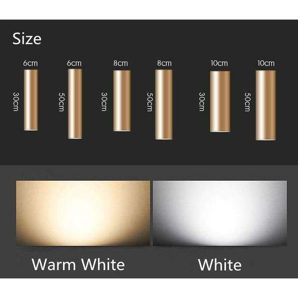 Planet Gates DIA60X300MM LED3W / Warm White (2700-3500K) Nordic LED Creative Hotel Bathroom Wall Lamp Loft  Living Room Bar Bedroom Wall Light Free Shipping