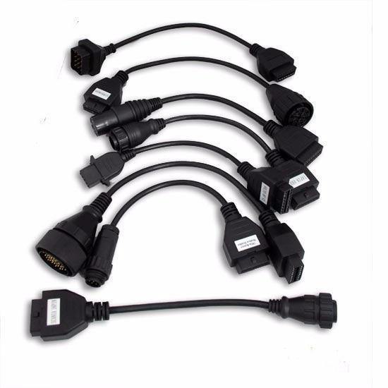 Planet Gates Diagnostic tools connect cable Adapter For OBD2 OBDII scanner tools Full 8 Truck Cables For Autocom CDP for delphi DS150E
