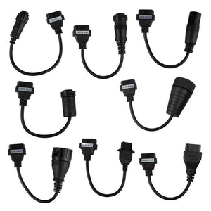 Planet Gates Diagnostic tools connect cable Adapter For OBD2 OBDII scanner tools Full 8 Truck Cables For Autocom CDP for delphi DS150E