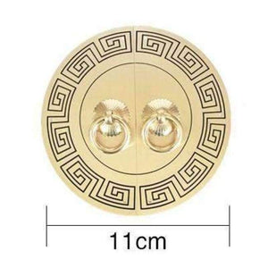 Planet Gates diameter 11cm 14cm 11cm Antique Round Furniture Handle Knobs Brass Hardware Accessories Wardrobe Cupboard Cabinet Handle & Corner Brackets