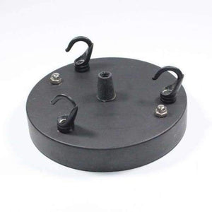 Planet Gates Diameter 12cm Black Dia 8/10/12/15/18cm Lamp Ceiling Plate,Multi Chandeliers Base, lustres de teto Lighting Accessories For Rope Pendant Light