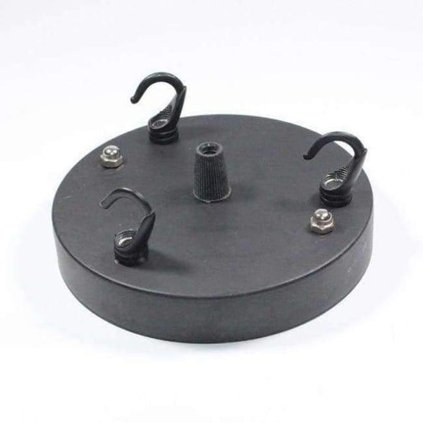 Planet Gates Diameter 12cm Black Dia 8/10/12/15/18cm Lamp Ceiling Plate,Multi Chandeliers Base, lustres de teto Lighting Accessories For Rope Pendant Light