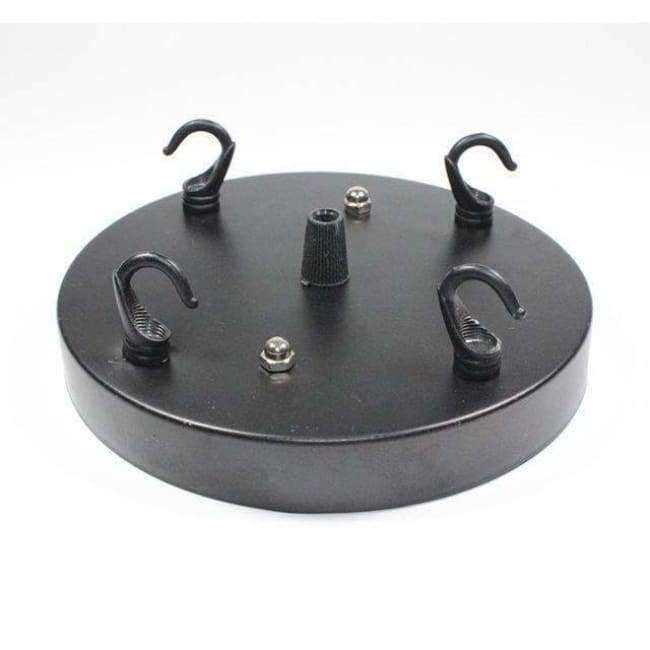 Planet Gates Black Dia 8/10/12/15/18cm Lamp Ceiling Plate,Multi Chandeliers Base, lustres de teto Lighting Accessories For Rope Pendant Light