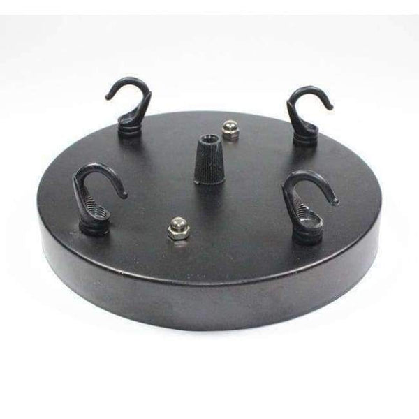 Planet Gates Diameter 15cm 4 Black Dia 8/10/12/15/18cm Lamp Ceiling Plate,Multi Chandeliers Base, lustres de teto Lighting Accessories For Rope Pendant Light