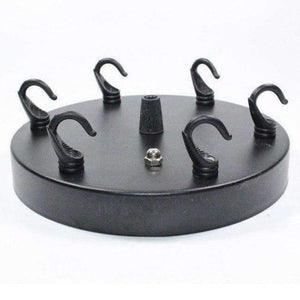 Planet Gates Diameter 15cm 6 Black Dia 8/10/12/15/18cm Lamp Ceiling Plate,Multi Chandeliers Base, lustres de teto Lighting Accessories For Rope Pendant Light