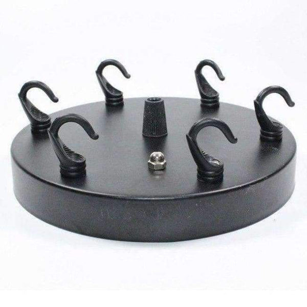 Planet Gates Diameter 15cm 6 Black Dia 8/10/12/15/18cm Lamp Ceiling Plate,Multi Chandeliers Base, lustres de teto Lighting Accessories For Rope Pendant Light