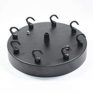 Planet Gates Diameter 18cm Black Dia 8/10/12/15/18cm Lamp Ceiling Plate,Multi Chandeliers Base, lustres de teto Lighting Accessories For Rope Pendant Light