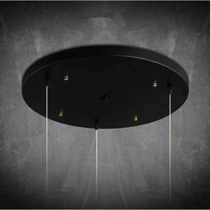 Planet Gates Diameter 50CM Time-limited Hot Sale Iron 3 Heads Chandelier Lighting Accessories Long Shape 70cm Ceiling Plate Circular Diameter 50cm