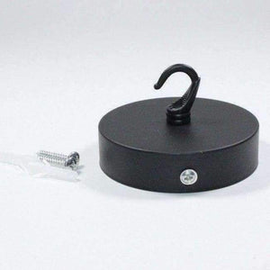 Planet Gates Diameter 8cm Black Dia 8/10/12/15/18cm Lamp Ceiling Plate,Multi Chandeliers Base, lustres de teto Lighting Accessories For Rope Pendant Light