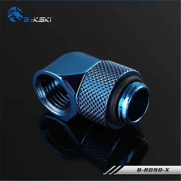 Planet Gates Diamond B-RD90-X/B-RD45-X 45/90 Degree Female-Male Rotate Fitting Rotatable Elbow For PC Water Cooling G1/4