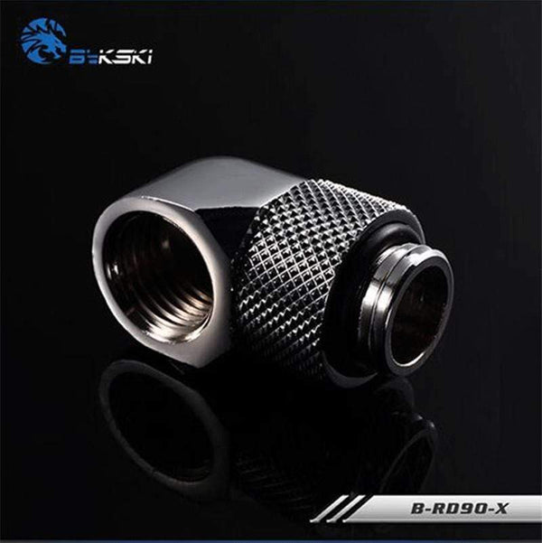 Planet Gates Diamond B-RD90-X/B-RD45-X 45/90 Degree Female-Male Rotate Fitting Rotatable Elbow For PC Water Cooling G1/4