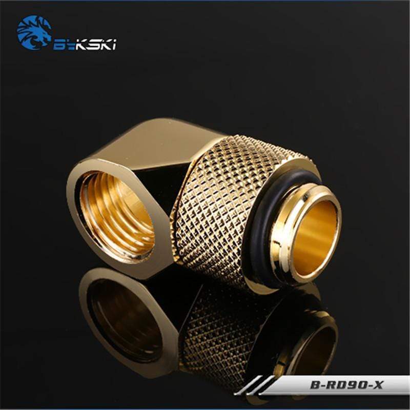 Planet Gates Diamond B-RD90-X/B-RD45-X 45/90 Degree Female-Male Rotate Fitting Rotatable Elbow For PC Water Cooling G1/4