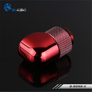Planet Gates Diamond B-RD90-X/B-RD45-X 45/90 Degree Female-Male Rotate Fitting Rotatable Elbow For PC Water Cooling G1/4