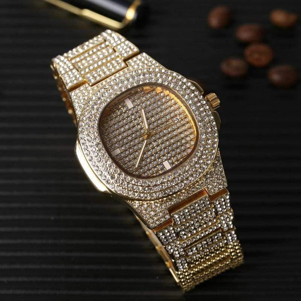 Planet Gates Diamond jewelry stylish watch & bracelet & Necklace Combo Set Watch Diamond Men Basketball Pendant Necklace set