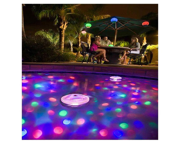 Diamond LED Underwater Light Lamp Flash Floating Lights For Party Swimming Pool Baby Bathroom Fountain Projection Light