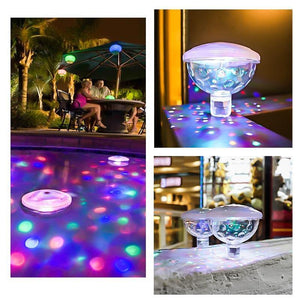 Diamond LED Underwater Light Lamp Flash Floating Lights For Party Swimming Pool Baby Bathroom Fountain Projection Light