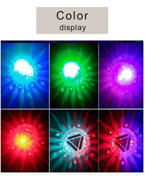 Diamond LED Underwater Light Lamp Flash Floating Lights For Party Swimming Pool Baby Bathroom Fountain Projection Light