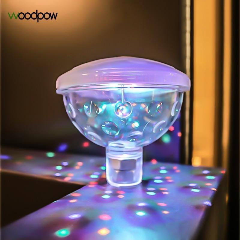 Diamond LED Underwater Light Lamp Flash Floating Lights For Party Swimming Pool Baby Bathroom Fountain Projection Light
