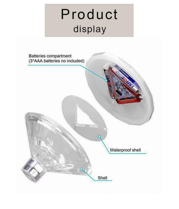 Diamond LED Underwater Light Lamp Flash Floating Lights For Party Swimming Pool Baby Bathroom Fountain Projection Light