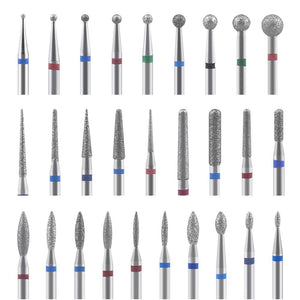 Planet Gates Diamond Nail Drill Milling Cutter Nail Art Drill Bit Cuticle Clean Cutter for Manicure Nail Files Electric Mills Burr Nail Tool