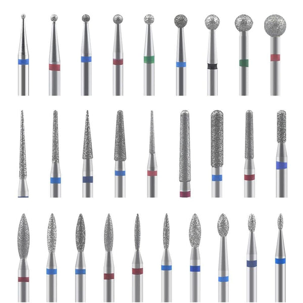 Planet Gates Diamond Nail Drill Milling Cutter Nail Art Drill Bit Cuticle Clean Cutter for Manicure Nail Files Electric Mills Burr Nail Tool