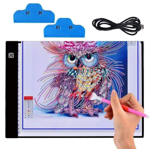 Planet Gates Diamond Painting A4 LED Light Pad Board Comic Drawing Copy A4 Tablet Pad Rhinestone Lightbox Craft Supply Sewing Accessory Craft