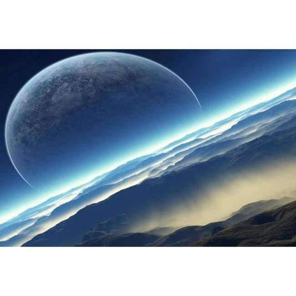 Planet Gates Diamond Painting,Starry Sky,5D,DIY,Needlework,Embroidery,Cross Stitch,Round Rhinestone,Decoration,Crafts,Fashion,Art,Gift