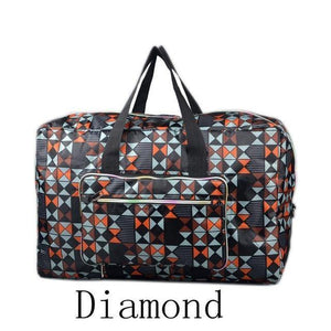 Planet Gates Diamond Travel Folding Bag Women Storage Totes Waterproof Casual Suitcase Duffel Bags Fold  Bag Luggage For Airbag shopping