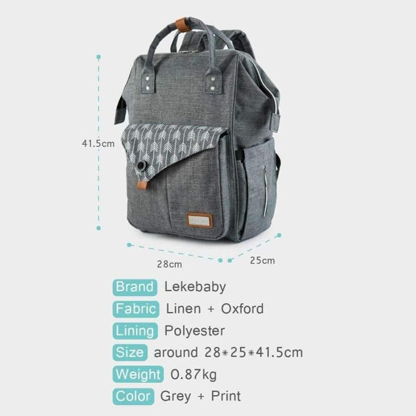 Planet Gates Diaper bag baby bag nappy bay maternity bag organizer shoulder bag travel tote Large capacity mummy handbags for moms