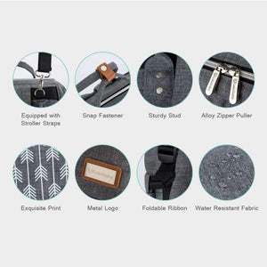 Planet Gates Diaper bag baby bag nappy bay maternity bag organizer shoulder bag travel tote Large capacity mummy handbags for moms