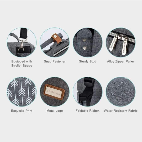 Planet Gates Diaper bag baby bag nappy bay maternity bag organizer shoulder bag travel tote Large capacity mummy handbags for moms