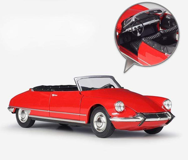Planet Gates Diecast 1:24 Car CITROEN DS 19 Cabriolet Simulator Classic Model Vintage Car Alloy Metal Toy Car For Kid Gift Collection