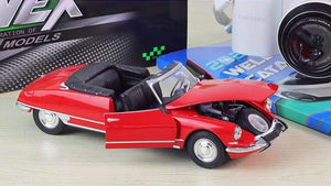 Planet Gates Diecast 1:24 Car CITROEN DS 19 Cabriolet Simulator Classic Model Vintage Car Alloy Metal Toy Car For Kid Gift Collection
