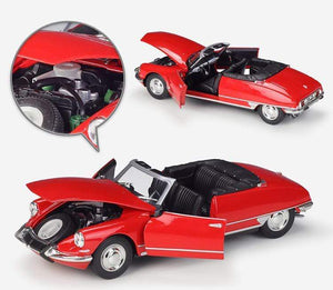 Planet Gates Diecast 1:24 Car CITROEN DS 19 Cabriolet Simulator Classic Model Vintage Car Alloy Metal Toy Car For Kid Gift Collection