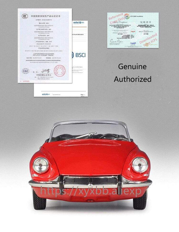 Planet Gates Diecast 1:24 Car CITROEN DS 19 Cabriolet Simulator Classic Model Vintage Car Alloy Metal Toy Car For Kid Gift Collection