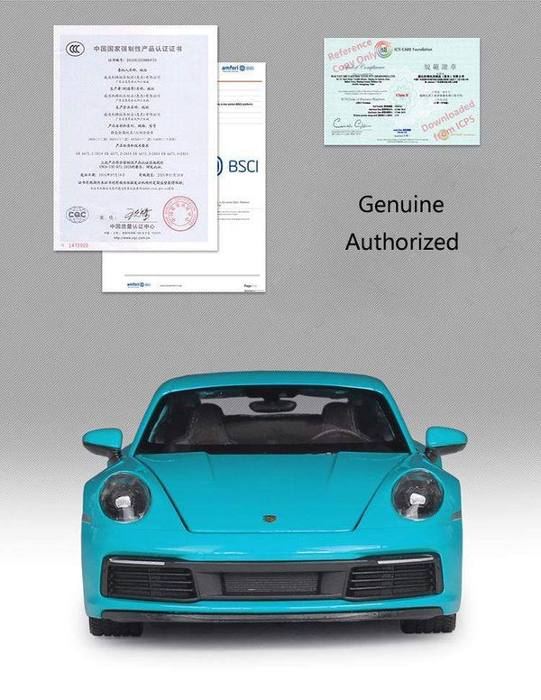 Planet Gates Diecast 1:24 Car Porsche 911 Carrera 4S Simulator Toy Sports Car Model Car Alloy Metal Toy Car For Childen Gift Collection